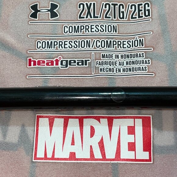 🕷 Under Armour SPIDER-MAN Compression Shirt / Hybrid Windbreaker Jacket Size Xl - Picture 5 of 10